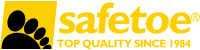 logotipo do pé de segurança