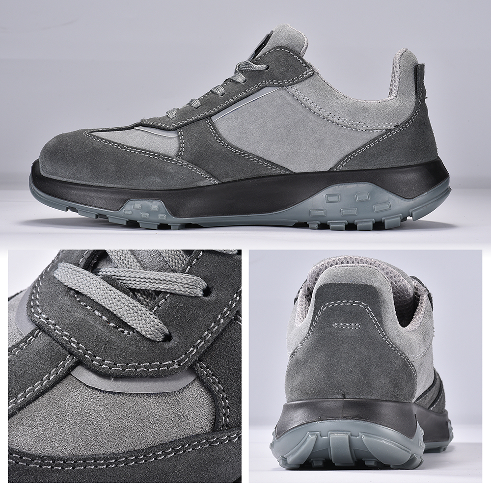 Sapatos de segurança respiráveis ​​L-7508 Antelope Grey